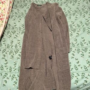 Barefoot Dreams Cozy Gray Cardigan